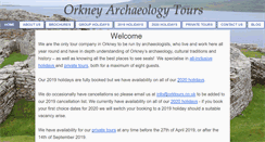 Desktop Screenshot of orkneyarchaeologytours.co.uk